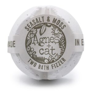 Agnes + Cat Bath Fizzer - Seasalt and Moss
