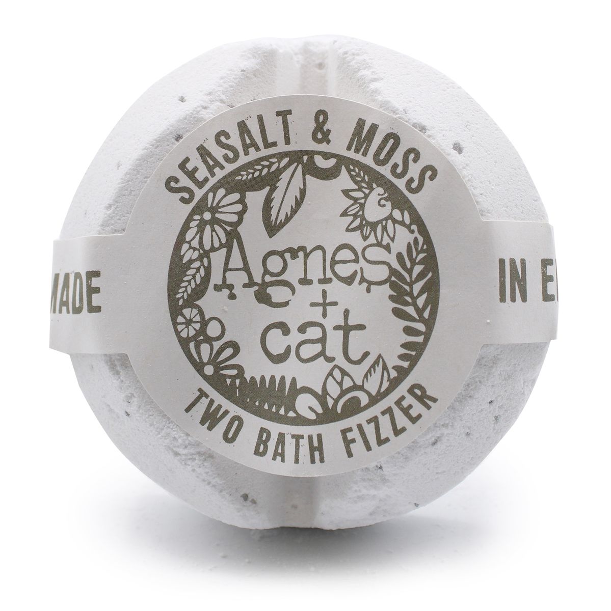 Agnes + Cat Bath Fizzer - Seasalt and Moss