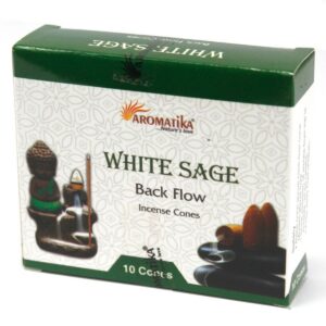 Aromatica Backflow Incense Cones - White Sage
