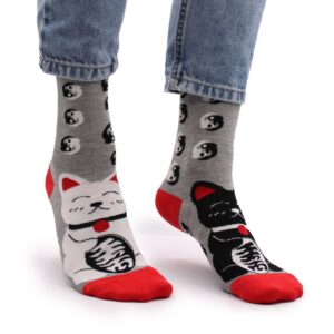 Hop Hare Bamboo Socks S/M - Lucky Cats