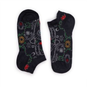 S/M Hop Hare Bamboo Socks Low (3.5-6.5) - Hamsa
