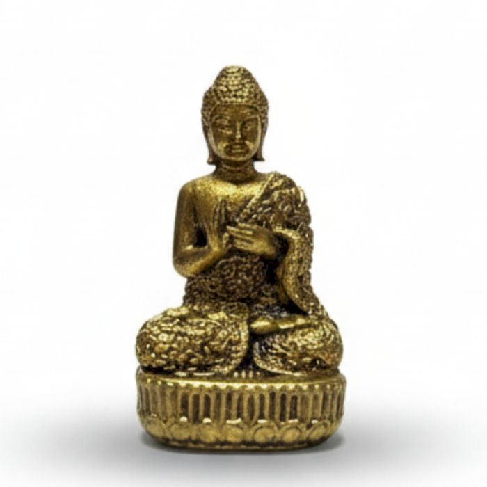 Brass Miniature Gods - Buddha (17gms) - 34mm