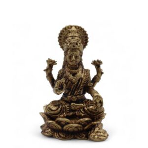 Brass Miniature Gods - Laxmi (11gms) - 30mm