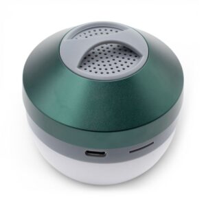 Green Camping Hanging Light and Mini Speaker