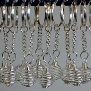 Spiral Cage Key-rings ( pack of 12)