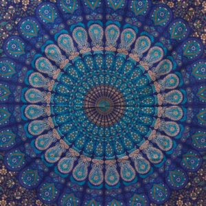 Double Cotton Bedspread + Wall Hanging - Classic Mandala