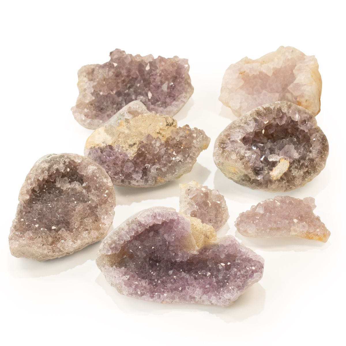 Small Assorted Amethyst Geodes - 3-5 cm (aprox 1KG) 4-6 pieces