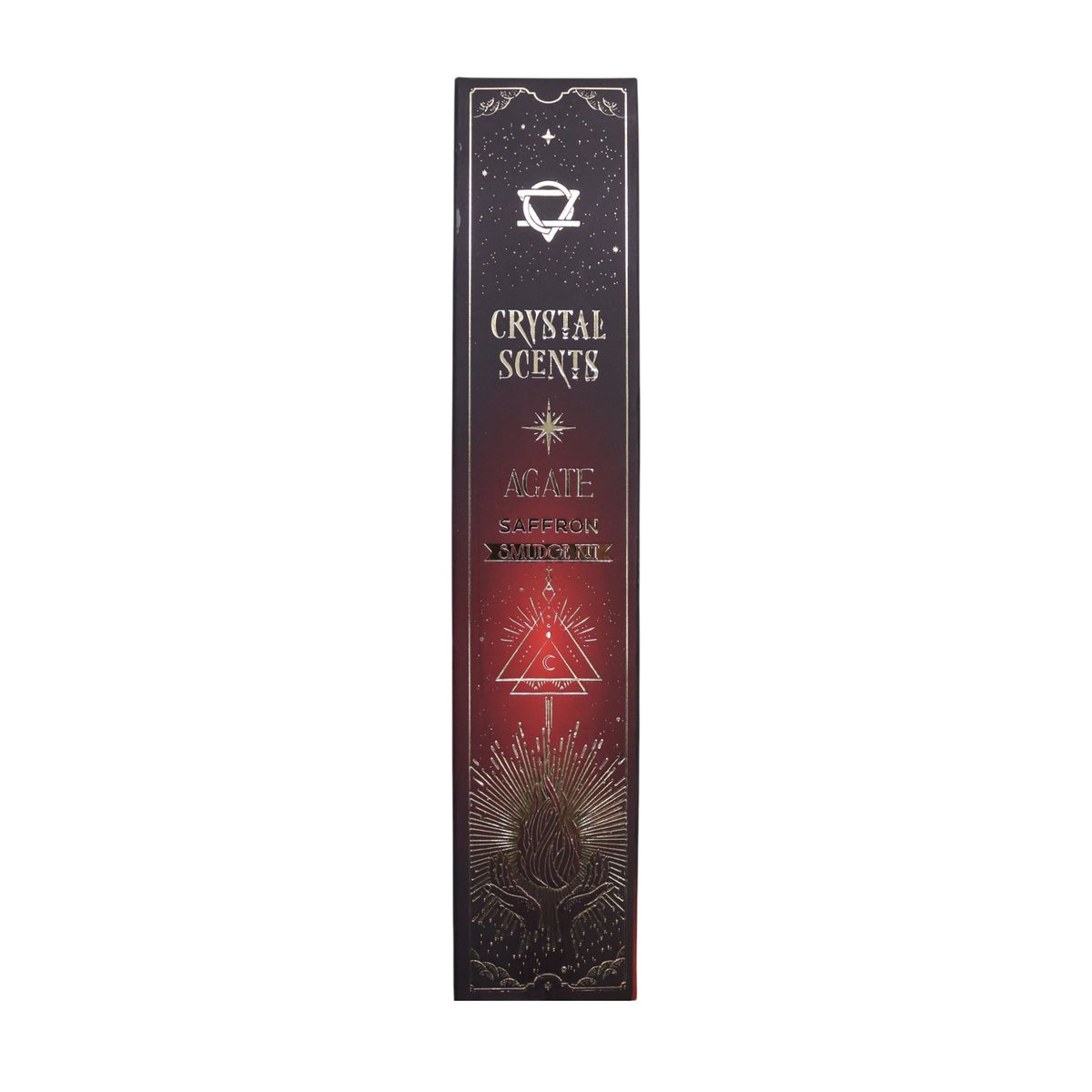Red Agate Crystal Scents Smudge Incense - Saffron