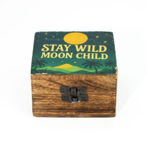 Small Enamelled Box - Stay Wild Moon Child