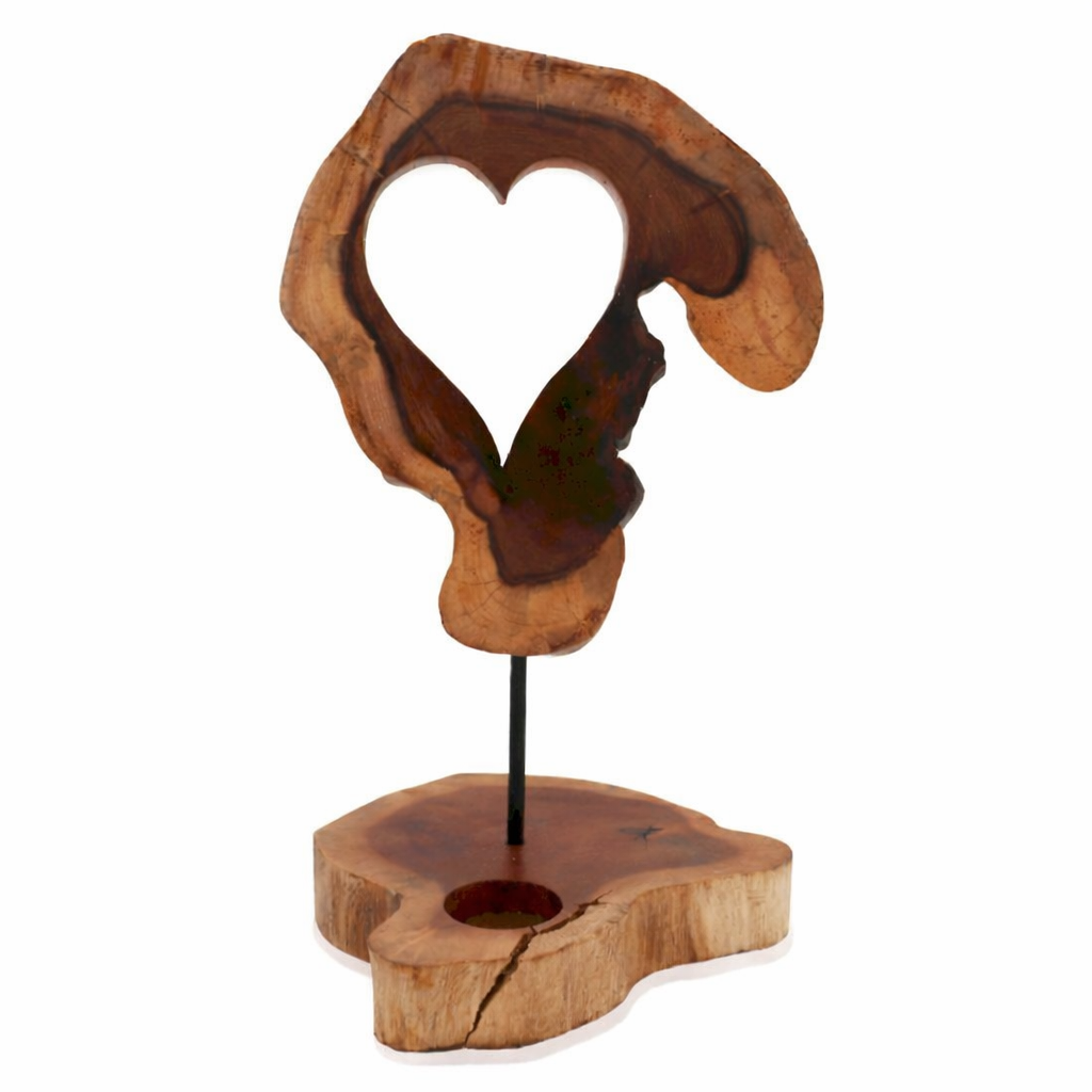 Candle Holder Sign - Heart Shape