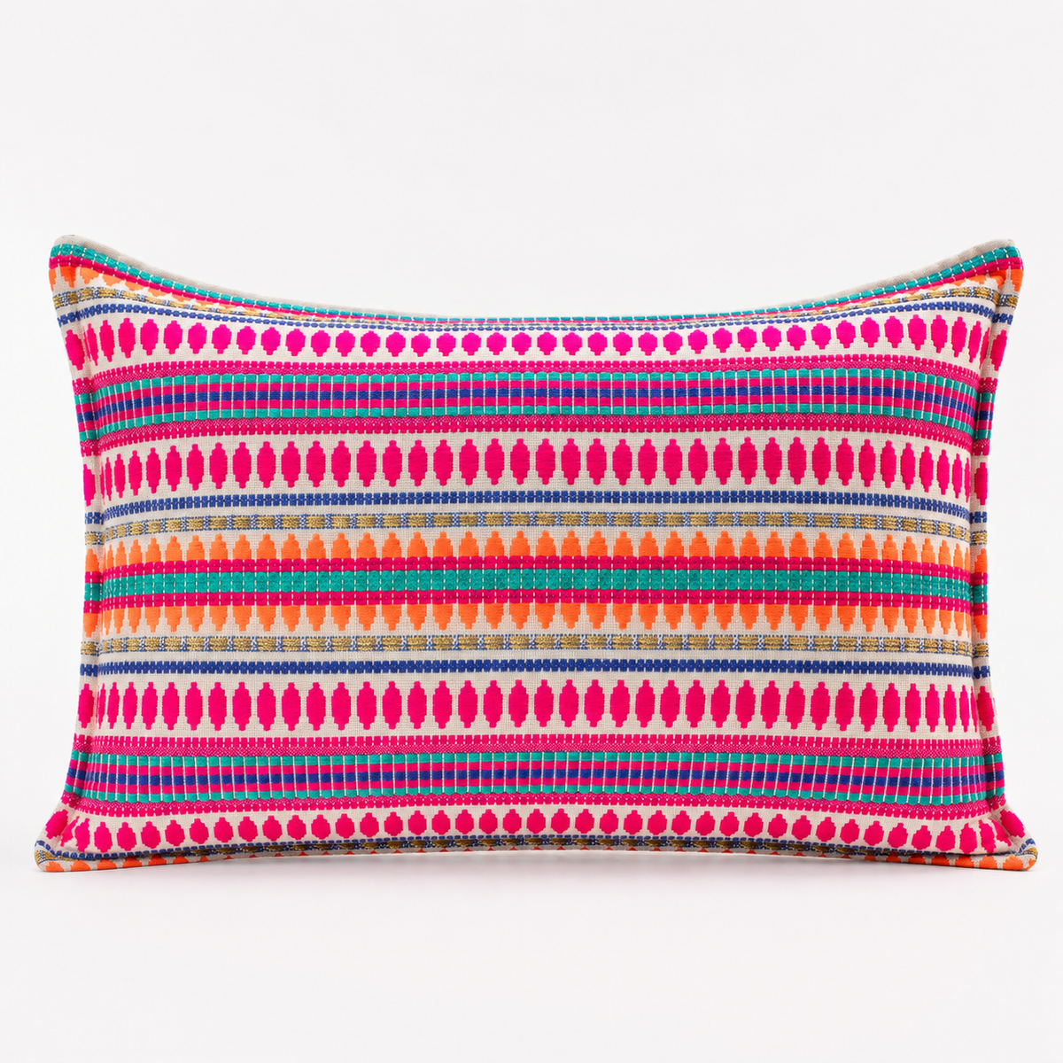 Classic Cushion Cover - Neon Stripes- 30x50cm - Lumber Style