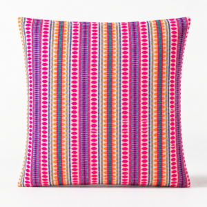 Classic Cushion Cover - Neon Stripes - 60x60cm - Jumbo Style