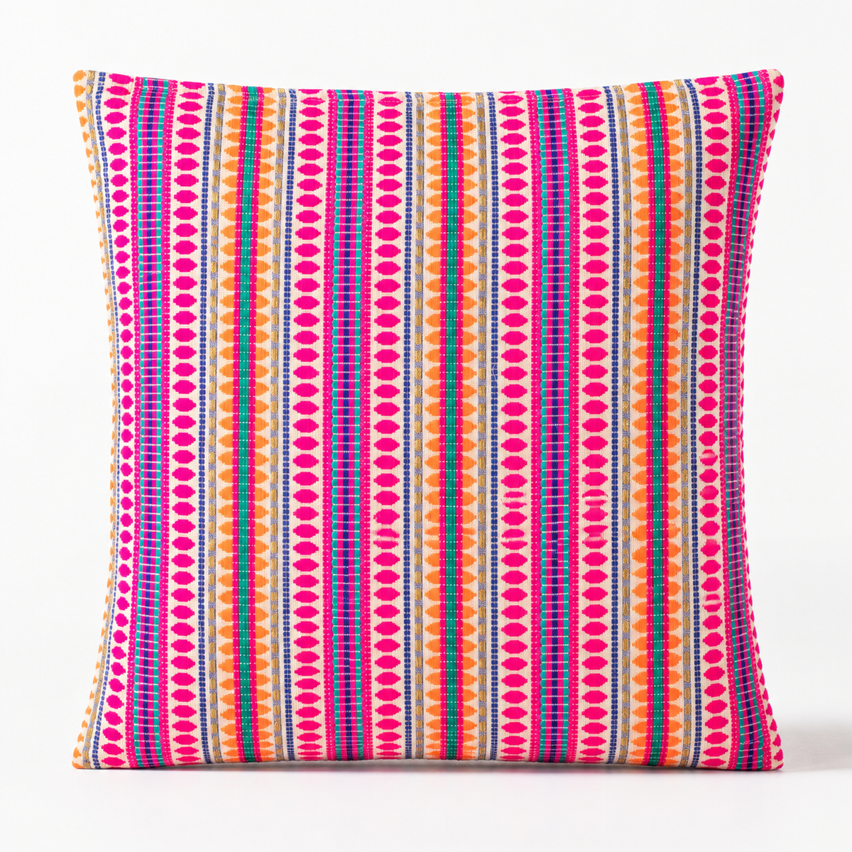Classic Cushion Cover - Neon Stripes - 60x60cm - Jumbo Style