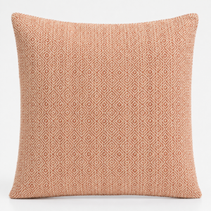 Classic Cushion Cover - Burgundy Squares - 60x60cm - Jumbo Style