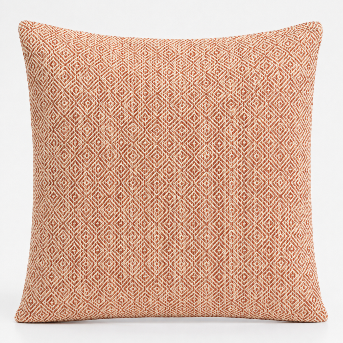 Classic Cushion Cover - Burgundy Squares - 60x60cm - Jumbo Style