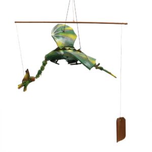 Green Coconut Dragon Mobile 37cm