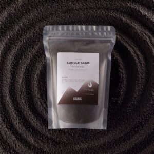 Fragranced Candle Sand - Black - Spirited - 300g