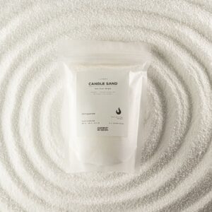Unfragranced Candle Sand - White - 300g