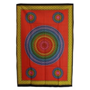 Cotton Wall Art (70x110cm) - Five Flower of Life