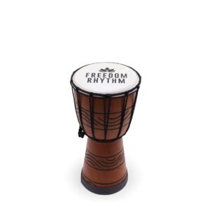 Small Pro Djembe Drum - Freedom Rhythm (high) - Small 30cm (15cm Dia)