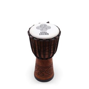 Medium Pro Djembe Drum - Soul Sound (low) - Medium 40cm (18cm Dia)