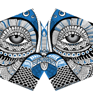 Reusable Fashion Face Mask - Mystical Owl (Adult)