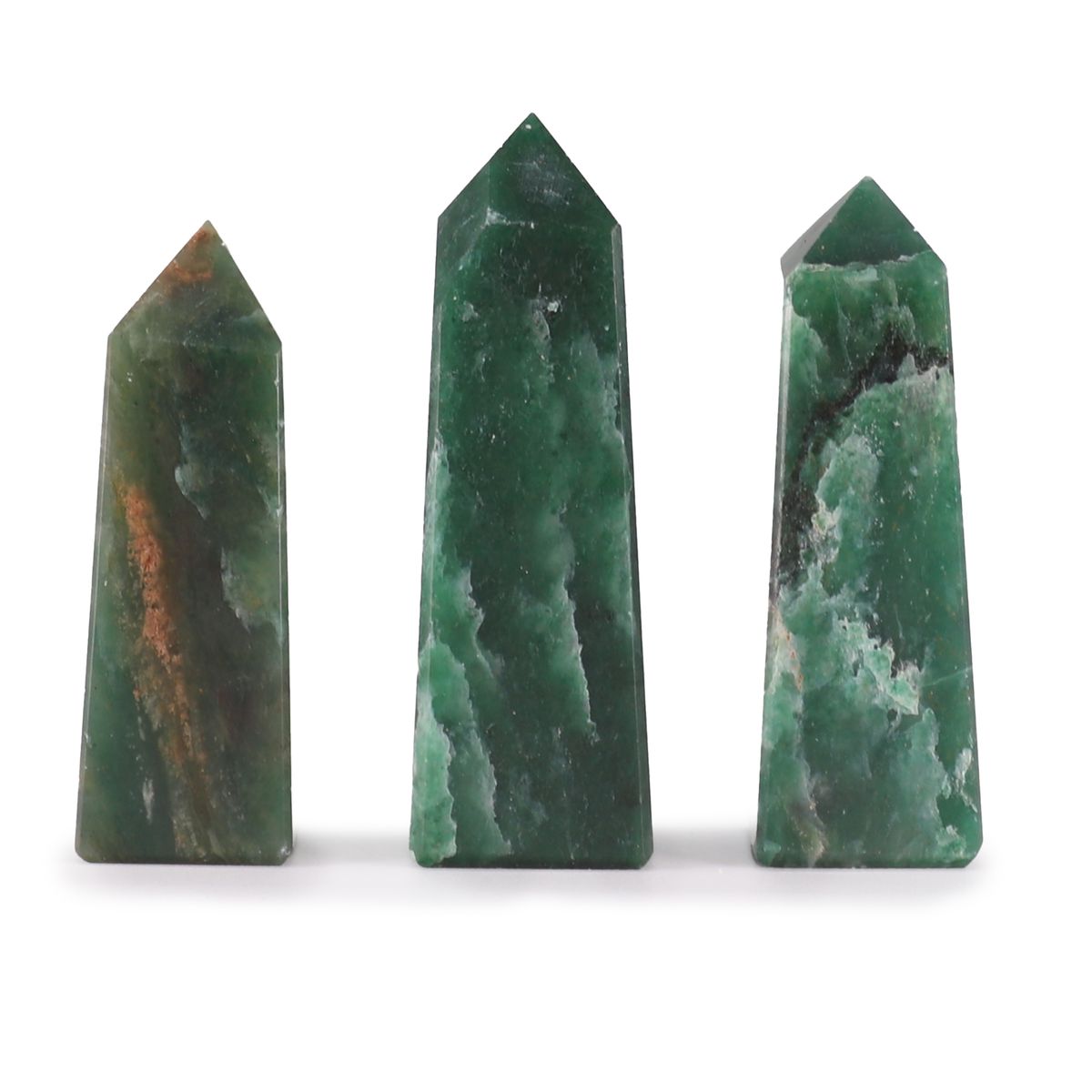 Gemstone Obelisk Point approx 5cm - Indian Jade
