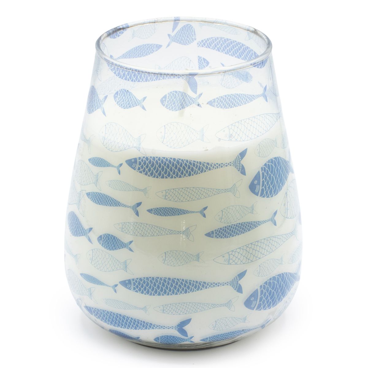 Tall Glass Jar Candles - Seabreeze