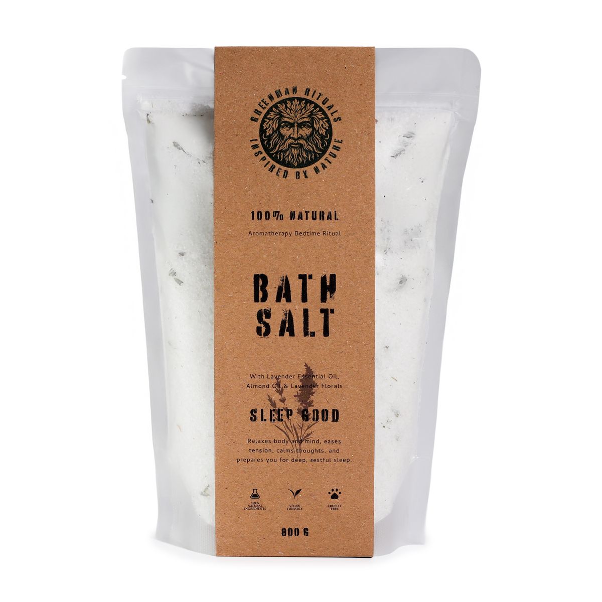Greenman Rituals Lavender Aromatherapy Epsom Bath Salt – Sleep Good