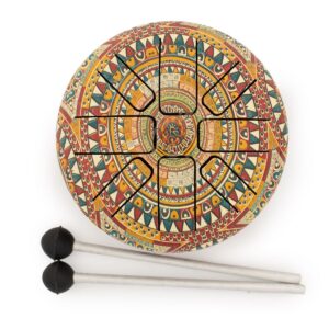 Small Happy Drum Om Mandela- 13x9cm
