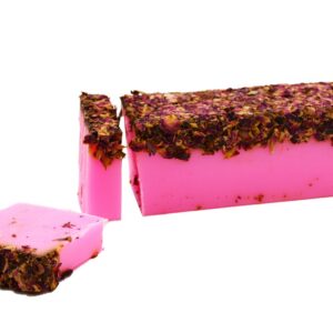 Rose & Rose Petals - Soap Loaf