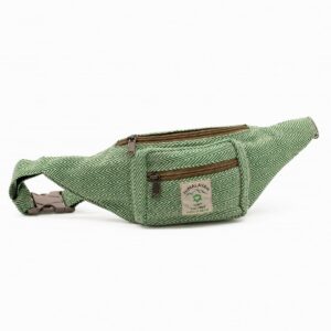 Cotton Hemp Style Belt (or Fanny) Bag - Sage