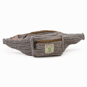 Cotton Hemp Style Belt (or Fanny) Bag - Blue