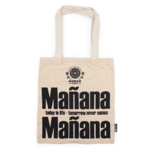 Iconic Basic Tote Bag - Mañana Mañana - Natural 4oz