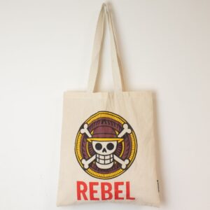 Nomad Sari Iconic Basic Tote Bag - REBEL - Natural 4oz