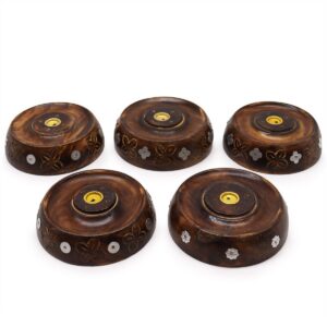 Cone & Stick Burner- Asst Design - Mango Wood