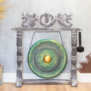 Medium Gong in Stand - 50cm - Greenwash