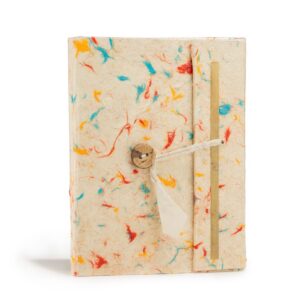 Lokta Mixed Colour Cotton Notebook – Medium (15x12cm) – 45 Leaves