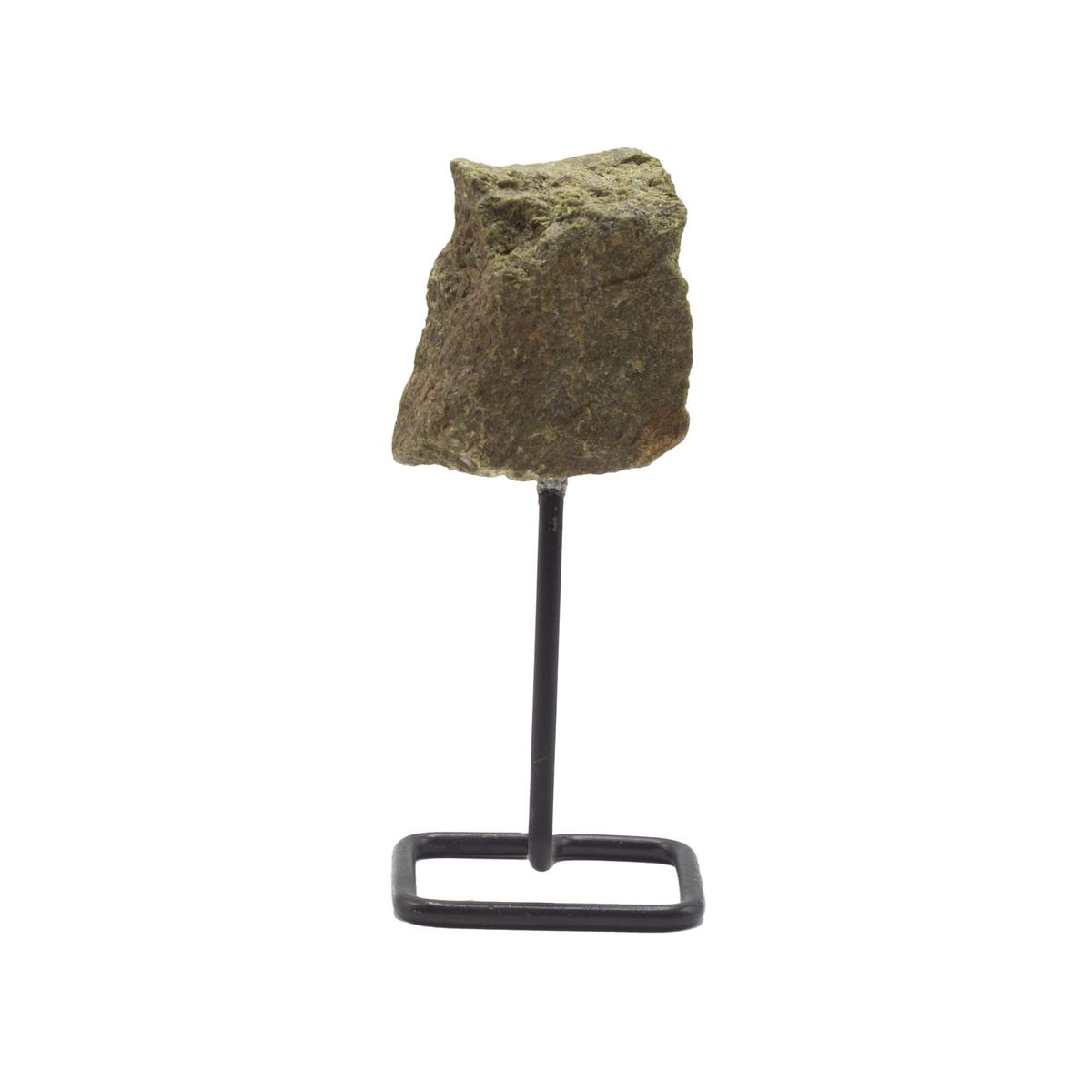 Mineral Specimen on Metal Stand - Epidote
