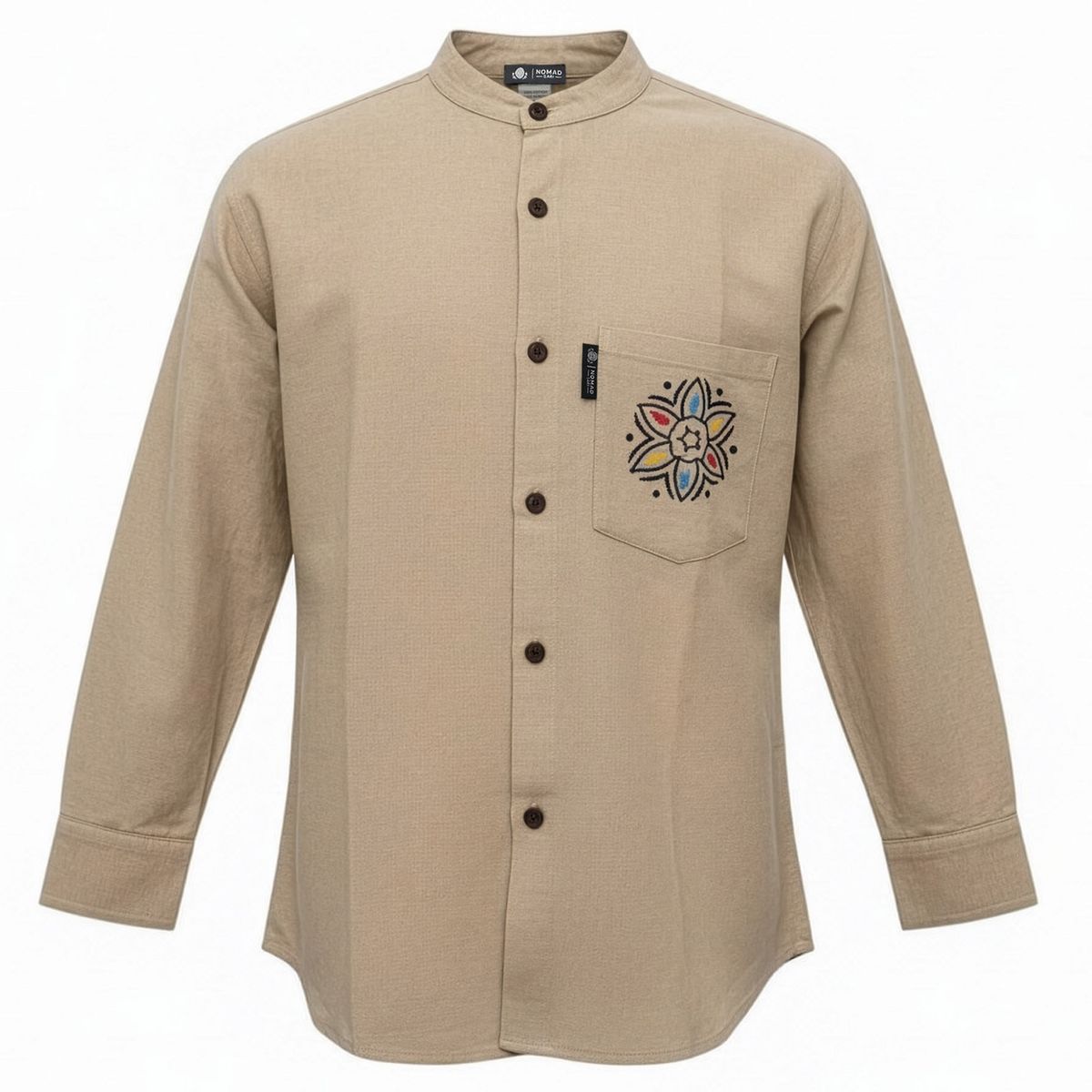Nomad Sari Kathmandu Shirt - Stone - XL