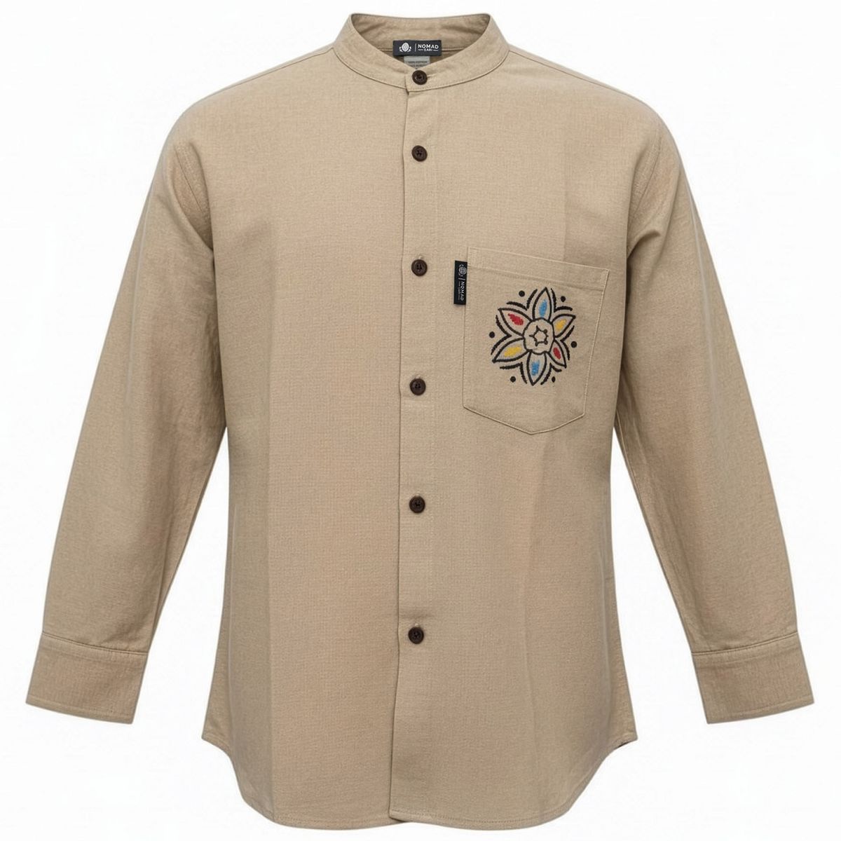 Nomad Sari Kathmandu Shirt - Stone - XXL