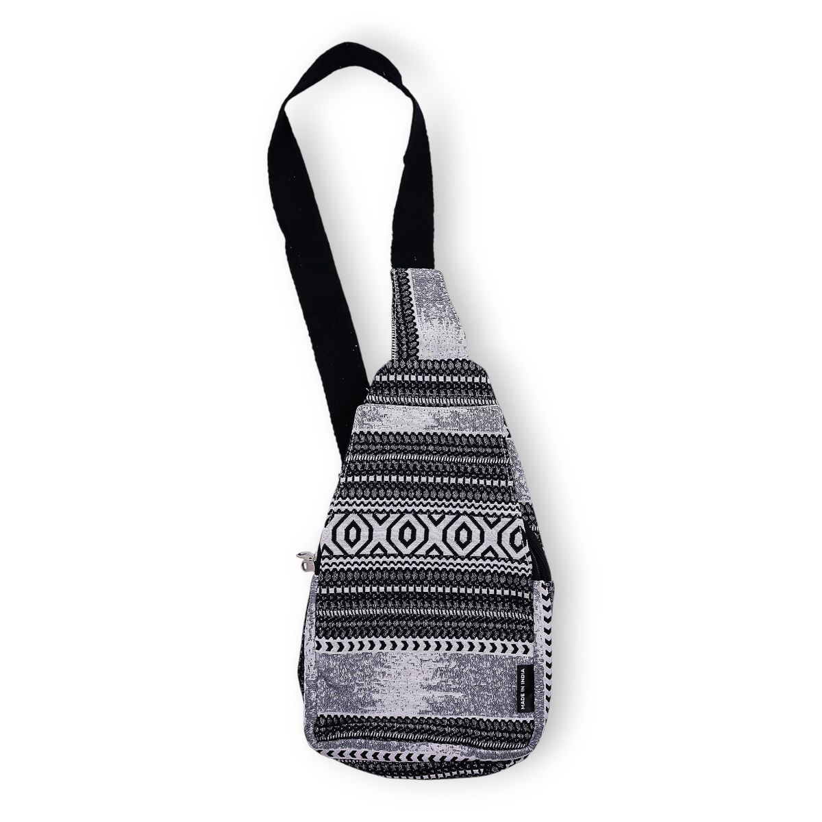 Nomad Sari Jacquard Natural Cross Bag - Urban Caravan