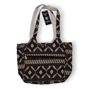 Nomad Sari Jacquard Natural Wander Muse Bags - Desert Loom