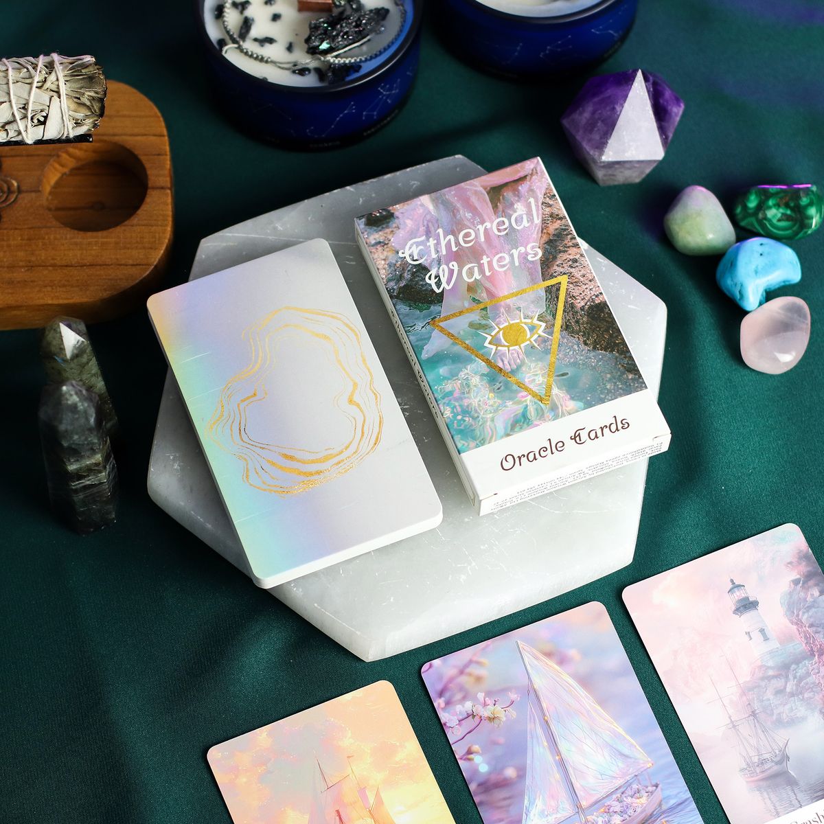 Ethereal Waters Oracle Cards - Sirens & Moonlight
