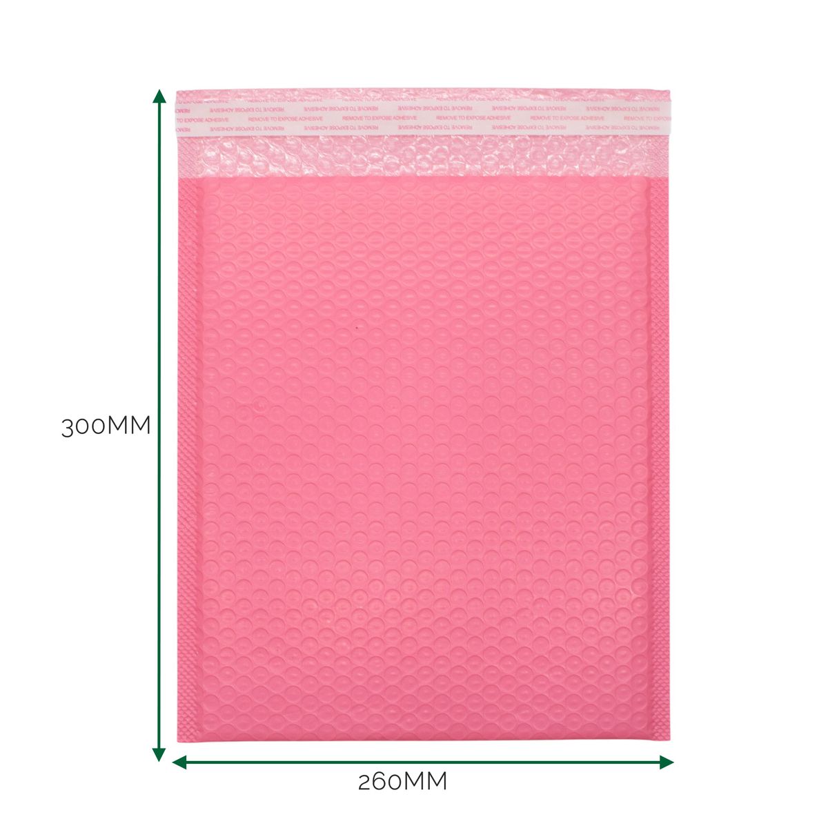 Pink Poly Bubble Envelope (260x300+40mm)