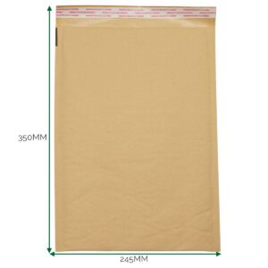 Kraft Padded Bubble Envelope (245x350+40mm)