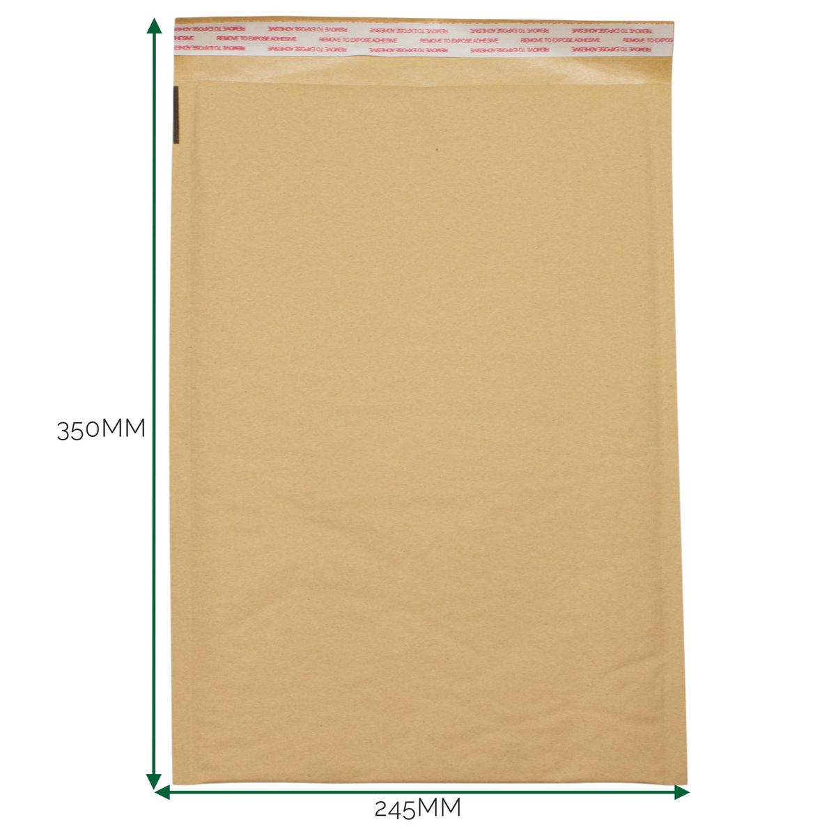 Kraft Padded Bubble Envelope (245x350+40mm)