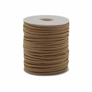Bulk Roll Pendant Cord - 2.5mm x 45m - Tan A120