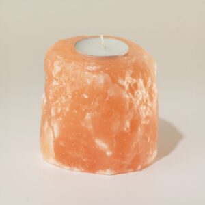 Quality Natural Salt Candle Holder