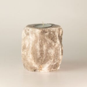 Grey Salt Candle Holder 600-800g